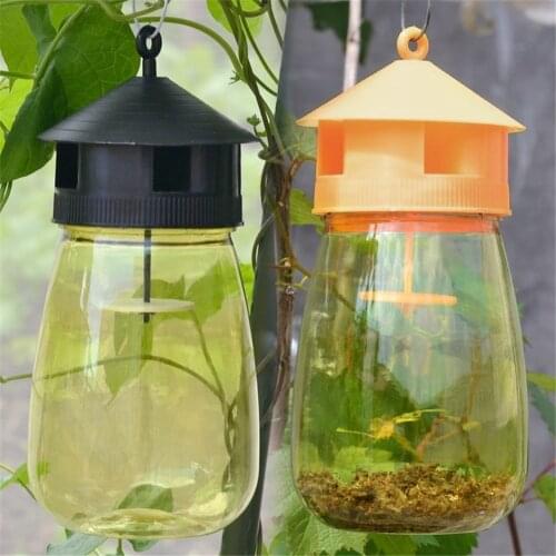 1 PCS Wasp Trap Fruit Fly Flies Insect Bug Hanging Honey-Trap Catcher Killer No-Poison Attractant Hanging Tree Pest Control Tool