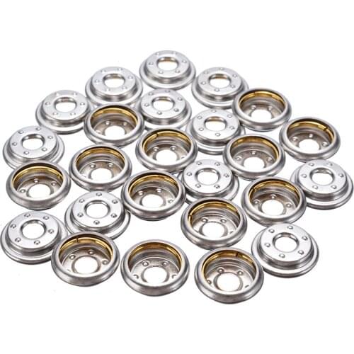 100pcs Stainless Steel Snap Fastener Press Stud Cap Button Marine Boat Canvas Clip Set Sewing Tool