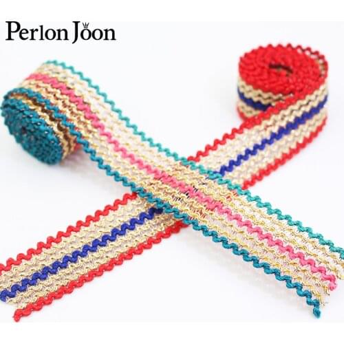 2yards 23mm wave pattern woven lace garment shoe size home webbing decorative lace skirt robe sewing lace webbing ZD0337