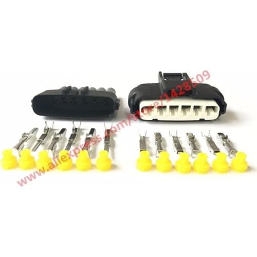 5 Set Sumitomo 6 Pin Plastic Sealed Auto Electric Male And Female Connector 7283-1968-30 For Toyota