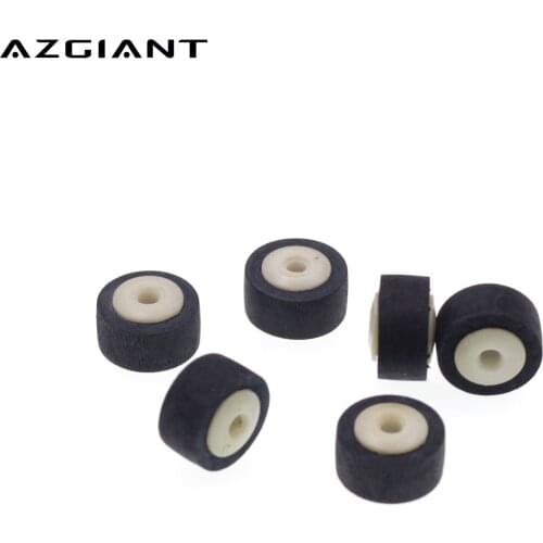 6pcs/lot 13x8x2.5mm Card Seat Audio Belt Pulley Tape Recorder rubber Wheel deck cassette pressure recorder stereo pinch roller