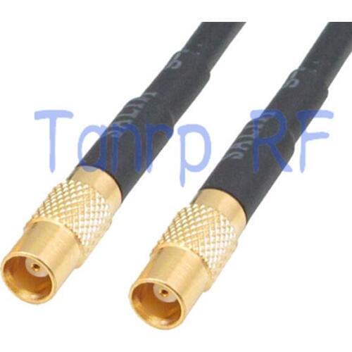 6in MCX female jack to MCX female jack RF connector adapter 15CM Pigtail coaxial jumper cable RG174 extension cord