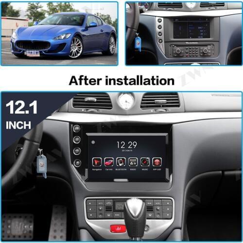 Android 9.0 Carbon Fiber For Maserati GT/GC GranTurismo 2007-2017 Car CD Multimedia Stereo Player Radio GPS Navigation Head unit