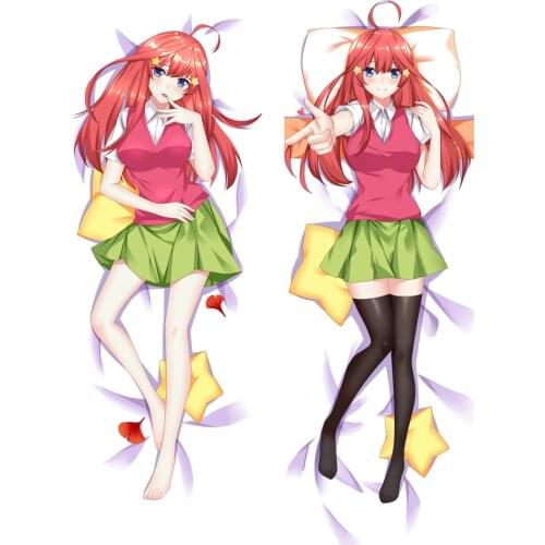 Anime The Quintessential Quintuplets Dakimakura Hugging Body Pillow Case Nakano Itsuki HD Design Pillow Cover Home Bedding