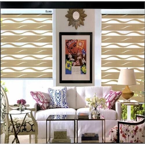 FREE SHIPPING Popular zebra blinds double-layer roller Zebra blinds and zebra blinds fabric curtain window blinds