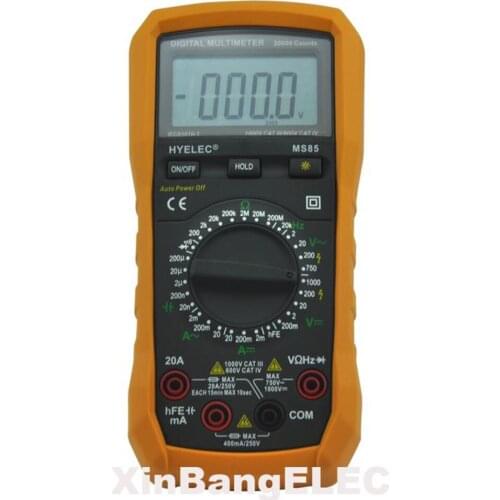 Digital Multimeter AC/DC Resistance Capacitance Frequency Tester