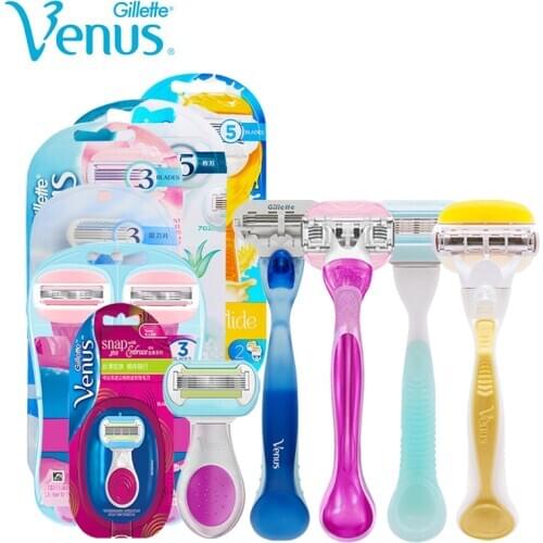 Gillette Venus Women Shaving Razor Blades Lady Hair Removal Shaver Epilator Shaving Razors Handle Trimmer Bikini Body Underarm
