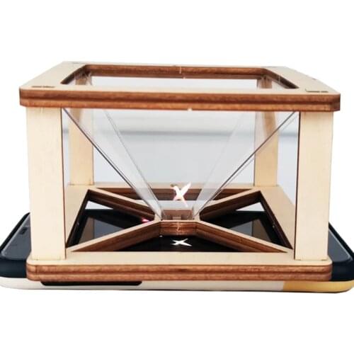 STEM Toys For Children Educational Science Experiment Technology Toy Set DIY Air Projection Lamp Puzzle Painted Kids Toys