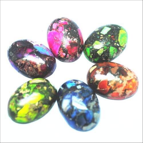 3pcs new gem stone cabochons hot imperial japsr CABS no hole size 18x25mm for charms jewelry making findings