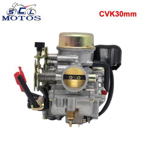 Sclmotos - Motorcycle Carburetor Carb Replace Keihin CVK30 30mm 150CC -250CC ffor GY6 for HONDA CG RS JOG DIO for SUZUKI AN250