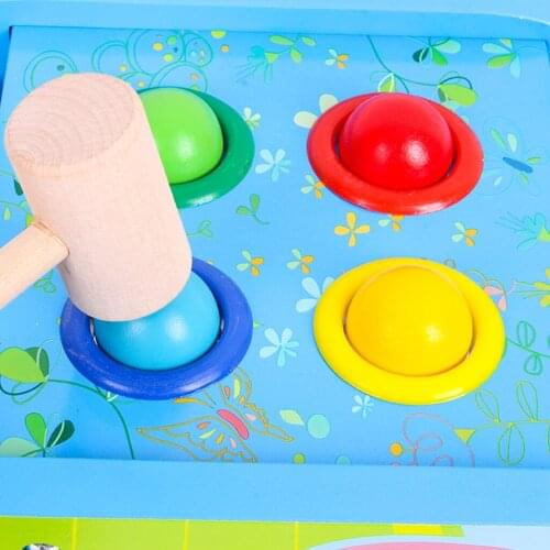 Abacus Classic Wooden Toy with Number Recognition Blocks - Brightly-Colored - Developmental Toy for 3, 4, and 5 Year Olds