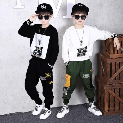 Boys Clothing Set 2 pc Children Clothing Sets Boy Suits For Boys Clothes Spring Summer Autumn Kids Sport Tracksuit 8 10 12 years