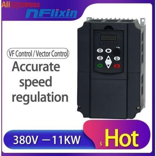 Best ! VFD Inverter Frequency converter 11kw 15HP 3 PHASE 380V 400HZ General vector type