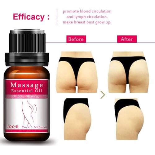 Hip Lift Butt Enlargement 100% Pure Natural Rose Fragrance Oil for Buttocks Up Massage Oil Body Care Essential Oil Butt magical