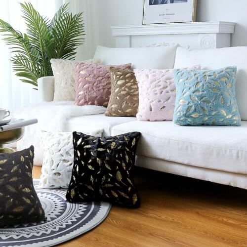 Fur Decorative Cushion Cover Home Plush Pillow Case Bed Room Pillowcases Pillows Car Seat Decoration Sofa Throw Pillow covers