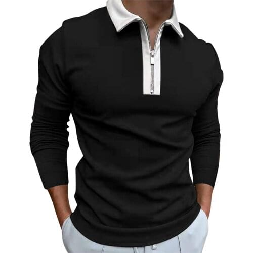 Мужские поло с длинным рукавом MUQGEW China At AliExpress