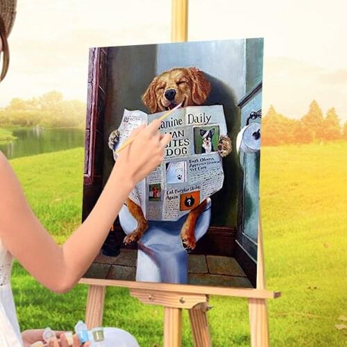 Egypt Cat Animal Paint By Numbers Kit Acrylic Paints 50*70 Paiting By Numbers New Design For Wholesale