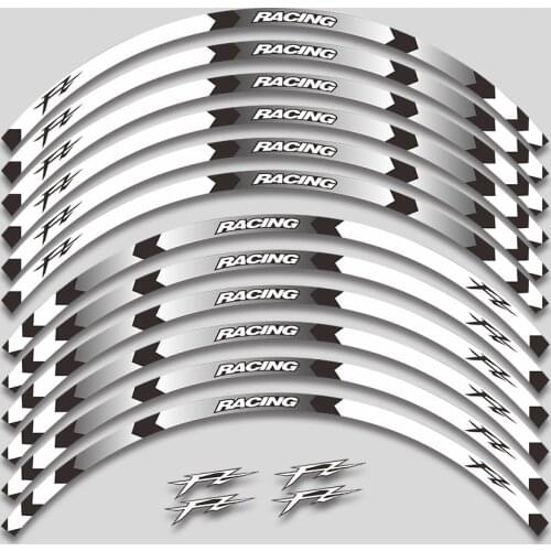 Motorcycle sticker Front Rear wheels decals Reflective rim stripes FIT For YAMAHA FZ FZ1 FZ6 FZ07 FZ8 FZ09 FZ10 FZS1000 FAZER