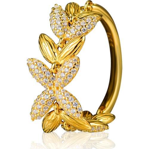 Limited Edition Circle Of Seeds Shine Rings 100% 925 Sterling-Silver-Jewelry Free Shipping