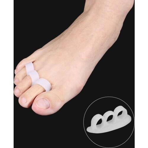 Silicone Separating Gel Toe Corrector Toe Separator Flexible Finger Spacer for Caring Face Health Portable Elements