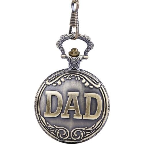 Vintage Pocket Watch Chain Retro The Greatest Pocket Watch Necklace Gifts