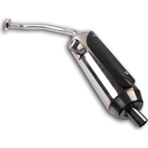 For YAMAHA NVX 155 NVX155 Aerox155 Aerox 155 Carbon Muffler Exhaust Escape Pipe Stainless Steel Motorcycle Accessories