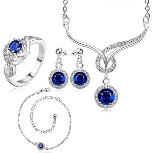 LKNSPCS784-B 925 sterling silver jewelry set, fashion jewelry set A038-C Earring 449 Necklace 482 Ring 322-8 /doiamfpa eaaamrha
