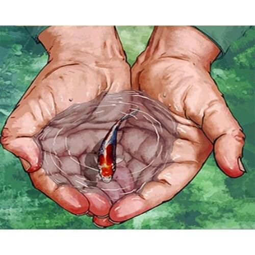 Animal Oil Painting By Numbers Acrylic Paint For Adults Diy Craft Kits On Canvas With Framed Coloring Drawing By Numbers Decor