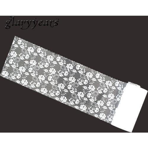 1 Piece White Flowers Lace Nail Sticker for Bride Manicures Decoration Polish Wraps Decal Nail Transfer Sticker Sexy Product 05