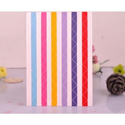 1020pcs/10 sheets hand-made material album tool accessories retro PVC photo corner a variety of color