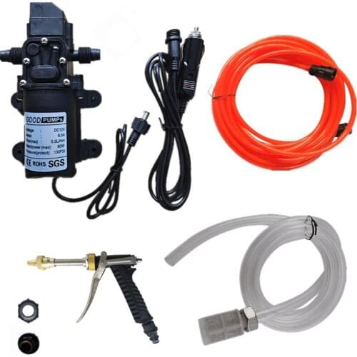 12V 80W agricultural self-priming miniature electric diaphragm pump for car washing