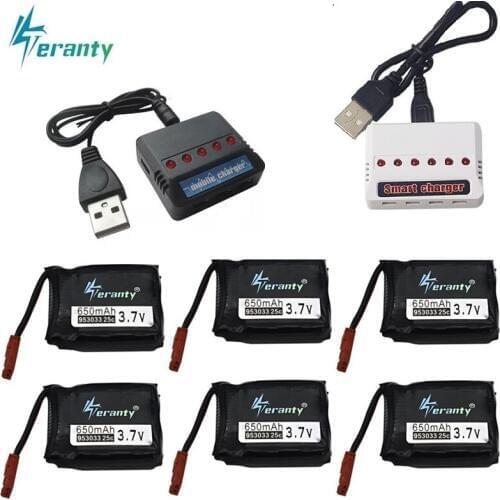 3.7V 650MAh Lipo Battery for TOZO Q1012 Q9 battery Charger for X8TW X8T Battery RC Quadcopter Drone Spare Parts 953033 battery