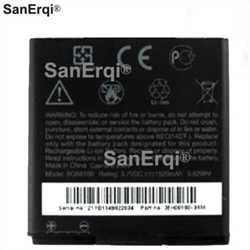 1520MAH BG58100 BG86100 Battery For HTC G14 G17 G18 G21 G22 Radar 4G S610d Sensation XE Z710e Z710T Z715E Battery
