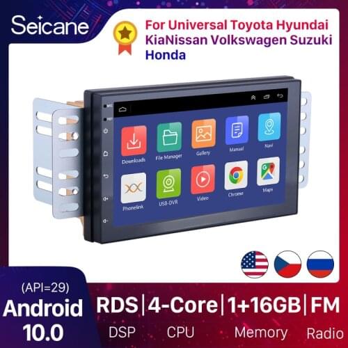 Seicane Universal Android 9.1 7 Inch Double Din Car Radio GPS Multimedia Unit Player For TOYOTA Nissan Kia RAV4 Honda VW Hyundai