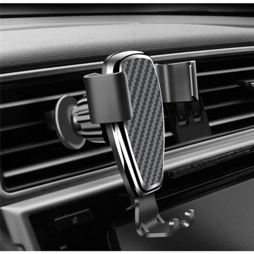 Car Phone Holder For Phone In Car Air Vent Mount Stand No Magnetic Mobile Phone Holder Universal Gravity Smartphone Cell Support