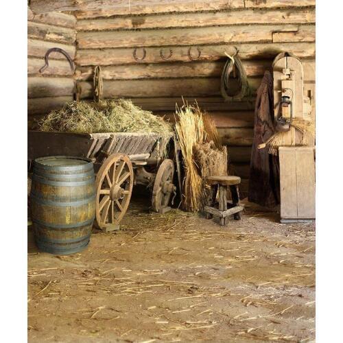 Rustic barn wood old backgrounds High quality Computer print children kids backdrop