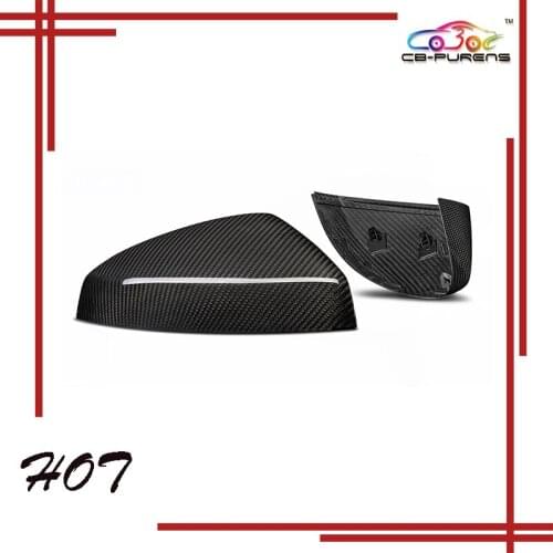 For-Audi A3 S3 RS3 2014 2015 2016 - UP Add on/Replacement Carbon Fiber Rearview Mirror Cover with/without Turn Light Signal