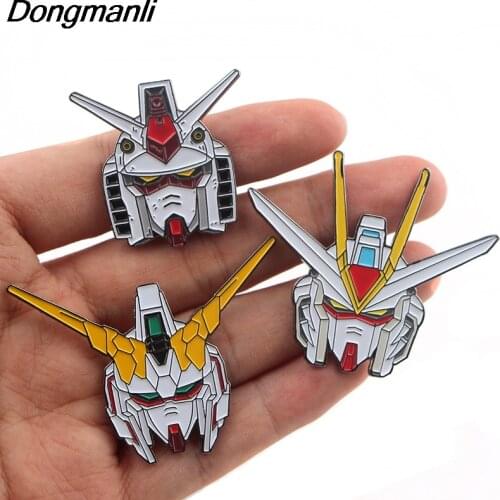 DZ770 Cool Robot Creativity Enamel Pins Women Badge Backpack Collar Lapel Pin Hat Jewelry Gifts for Friends