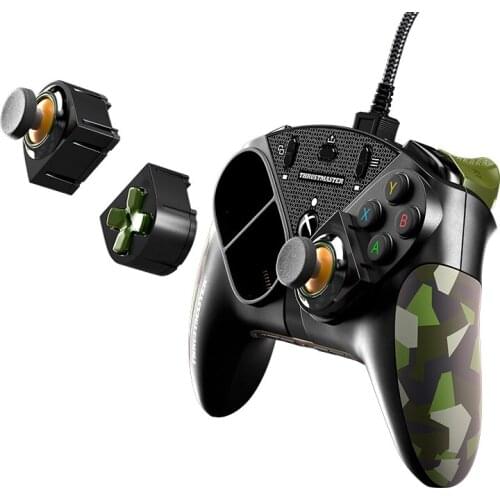Eswapx Jungle Green E-Sports Games Handle Modular Custom T-MOD Hot Plug Technology Button Mapping
