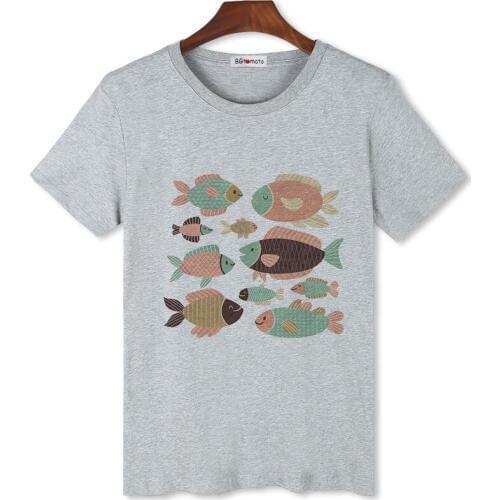 BGtomato a lot of fish tshirt cool design funny shirts men brand new original casal t-shirt cheap sale summer clothes