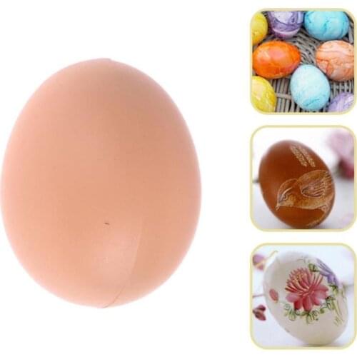 Hatching Egg Hen Poultry Hatch Breeding Simulation Plastic Painting DIY Eggs Fake Toy Easter Egg Educational Artificial P6W7
