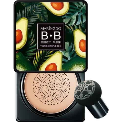 Avocado BB Cream Air Pillow Face Foundations Mushroom Head Concealer Base Makeup Cosmetic Waterproof Brighten