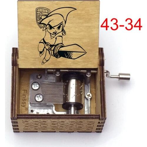 Legend Music Box Love Gift Musical Birthday Present Antique Casket Decoration Home New Year kids toy students christmas Gift