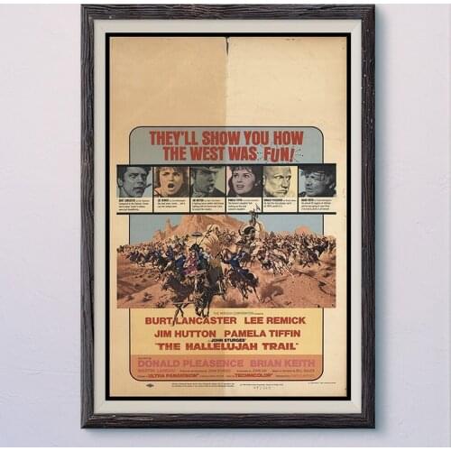 N545 THEYLL SHOW YOU HOW THE WEST WAS FUN Vintage Classic Movie Wall Silk Cloth HD Poster Art Home Decoration Gift