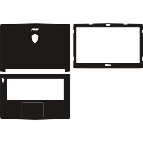 KH Laptop Sticker Skin Decals Cover Protector Guard for MSI GS40 GS43VR