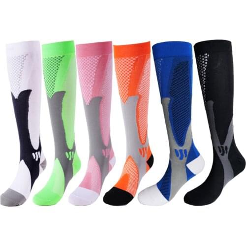 New Compression Socks Soccer Thigh Golfs Varicose Veins Socks Long Tube Unisex Outdoor Sports Nursing Stockings For Men Women