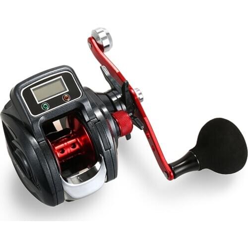 New Fishing Reel 6.3:1 High Speed Gear Ratio Digital Display Baitcasting Reel 9+1BB Low Profile Line Counter Fishing Tackle 2021