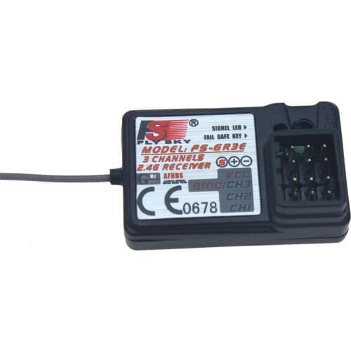 F01814 Flysky FS-GR3E 3 Channel 2.4G GR3E Receiver with Failsafe GT3B GR3C Upgrade for RC Car Truck Boat GT3 GT2 Transmitter FS