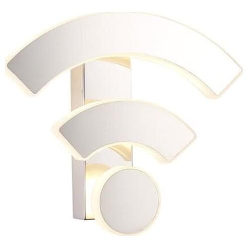 Modern WIFI Shape LED Wall Sconce Lighting Fixture Lamps, 11W Warm Light/ White Light, Wall Lamps for Living Room Bedroom