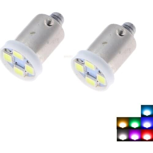 10PCSX24V DC 10 PCS BA9S 1210 4SMD LED Bulbs T4W T11 Dome Map Lights For Car Trucks BA9 1895 1891 53 57 Interior Lamps